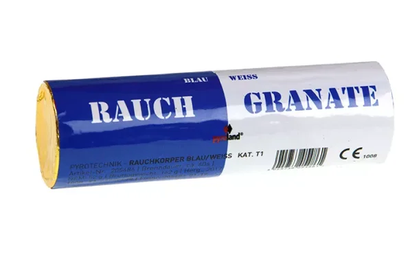 Rauchgranate Blau/wei&szlig;