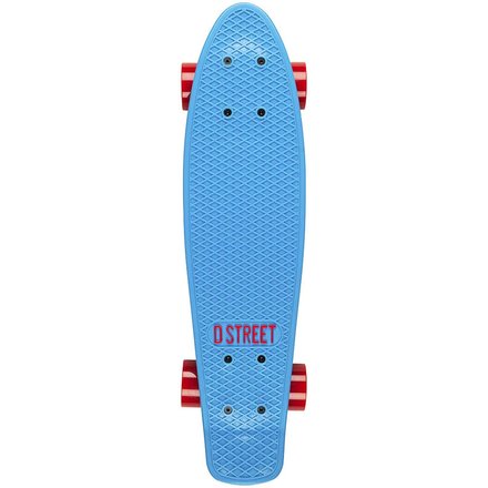 D-Street Polyprop Blue/Red Cruiser