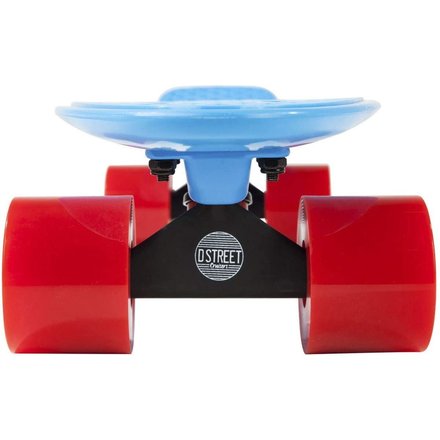 D-Street Polyprop Blue/Red Cruiser