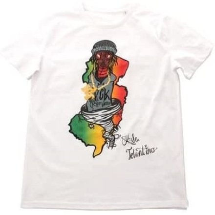 Anaquda Scooter T-Shirt Kyle Tolentino white L