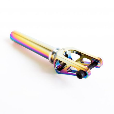 Drone Majesty V2 Threadless Stunt Scooter Fork SCS Neochrom rainbow