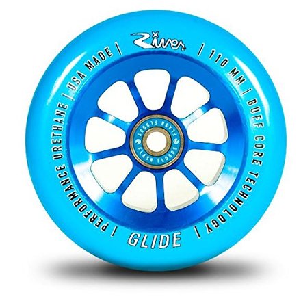 River Glide 110mm Stuntscooter Rolle Blau (1stk)