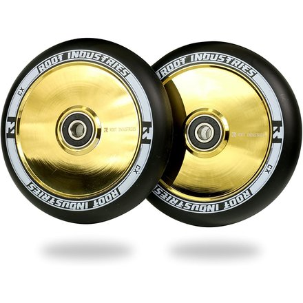 ROOT INDUSTRIES AIR WHEELS 110MM BLACK / GOLD RUSH
