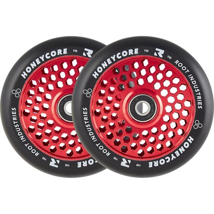 Root Industries Honeycore Wheels 110 mm Black/Red