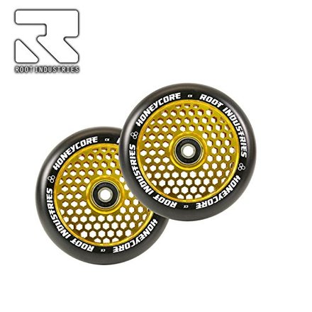 Root Industries Honeycore Wheels 110 mm &ndash; Schwarz/Gold