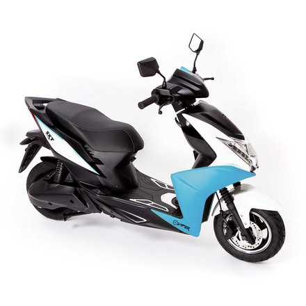 SXT Viper Elektroroller neonblau