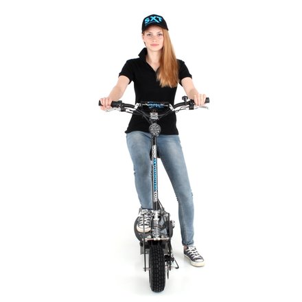 SXT1000 Turbo Elektro Scooter schwarz   36V 12Ah Bleigel Akku