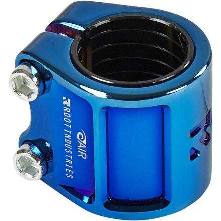 Root Industries Air Stunt Scooter Double Clamp Klemme 31,8 / 34,9 Blue Neochrome