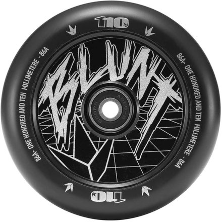 Blunt Stunt Scooter Wheel 110 MM Hollow Classic Logo Hologram