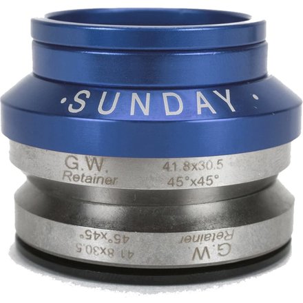 Sunday Steuersatz Internal SB,1-1/8, blau,41.8x8x45 = Campa