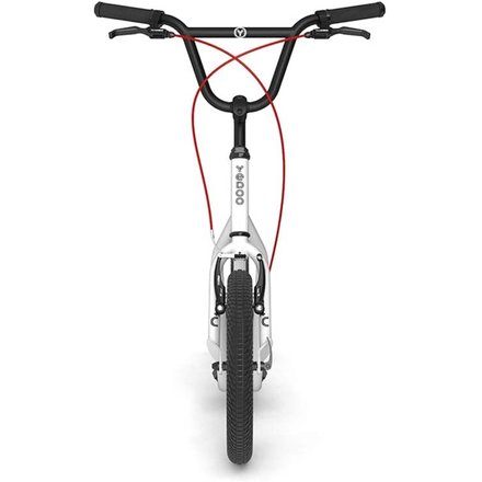 Yedoo Roller Tretroller New City Scooter Roller Luftbereifung 16 vorne 12 hinten wei