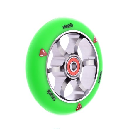 Anaquda Spoked Wheel Green/Titan 110 mm