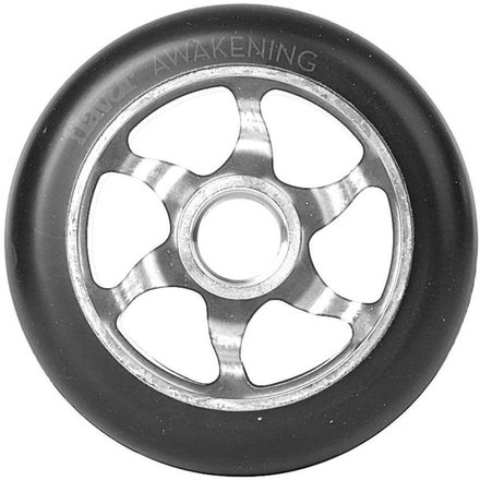 Flavor Awakening 6er Speichen Stunt Scooter Wheel 110mm Schwarz/Silber