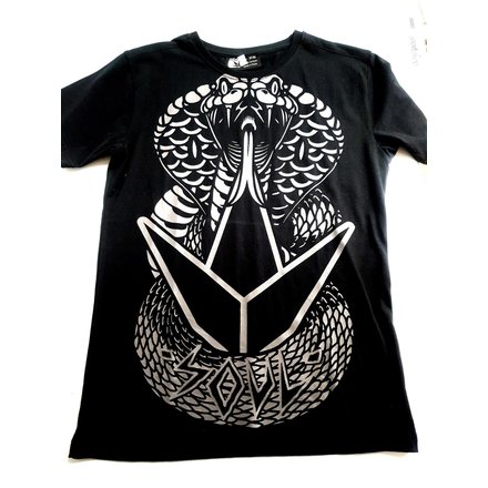 Blunt Cobra Stunt Scooter Fashion Tshirt Schwarz / Grau Gre L