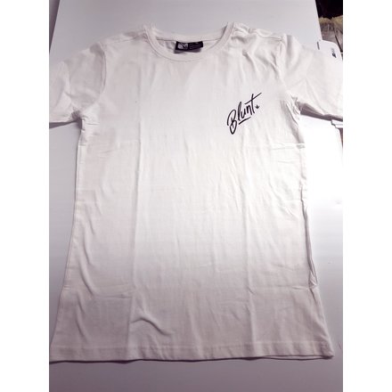 Blunt Stunt Scooter Fashion T-Shirt Logo Klein Weis / Schwarz Gre S