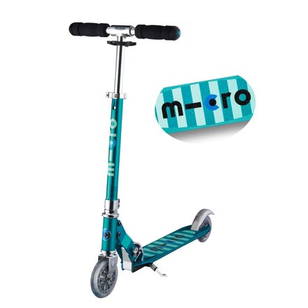 Micro Sprite Scooter Petrol mit Streifen