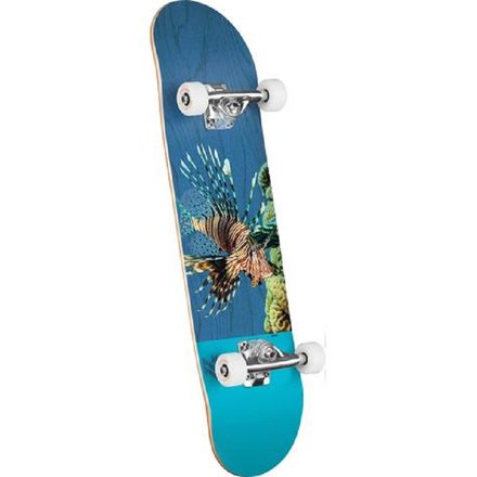Mini-Logo Skateboard Complete Poison Lion Fish 8,25