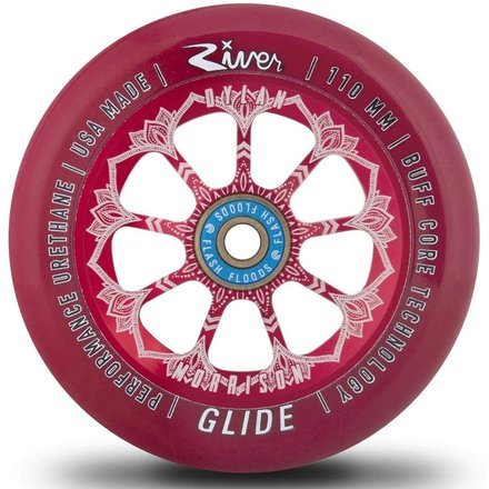 River Wheel Stunt-Scooter Rolle 110mm Dylan Morrison Rot/Pu Rot