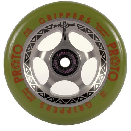 Proto Gripper Stunt-Scooter 110mm Rolle Zack Martin Signature Silber/Pu Grn