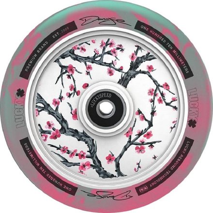 LUCKY Darcy Evans Stunt-Scooter Rolle 110 mm Pu türkis/rosa