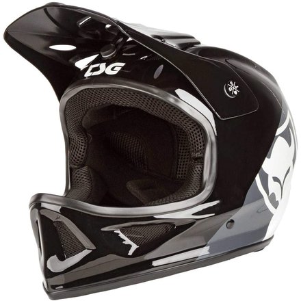 TSG Downhill MTB-Helm Squad Schwarz Gr. XL
