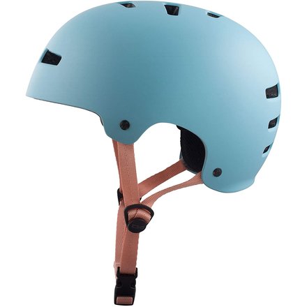 TSG Damen Evolution WMN Solid Color Helm, Satin Porcelain Blue, L/XL