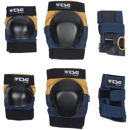 TSG Erwachsene Basic-Set Schtzer, Night Blue-Dusk Yellow, S