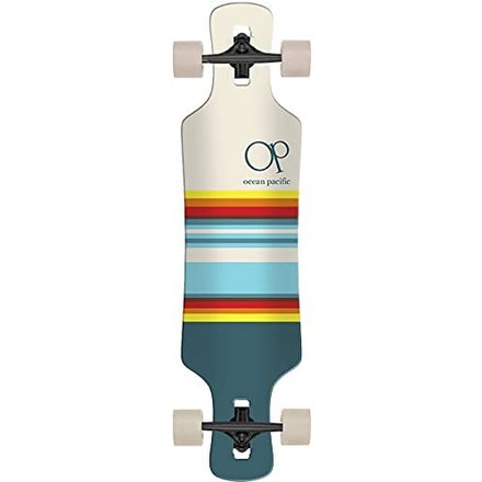 Ocean Pacific Swell Longboard Komplettboard Petrol 8-lagiges Ahornholz ABEC 7