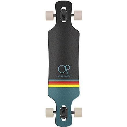 Ocean Pacific Swell Longboard Komplettboard Petrol 8-lagiges Ahornholz ABEC 7