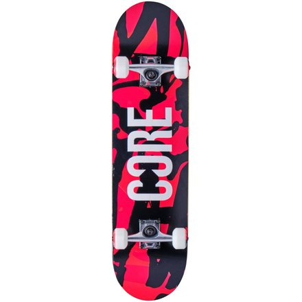 CORE C2 Complete Skateboard Komplettboard Red Splat 7.75