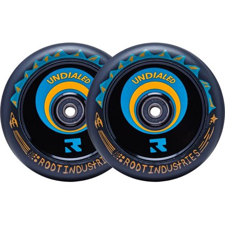 Root Industries Air Stunt Scooter Rollen Undialed 110mm 2er Pack Orange/PU Schwarz 110mm