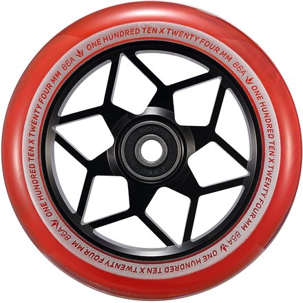 Blunt Diamond Stunt Scooter Wheel Rad 110 mm Smoke Red