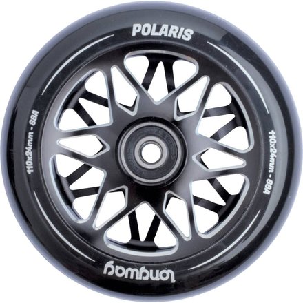 Longway Polaris Stunt Scooter Rolle Wheel 110 mm Schwarz