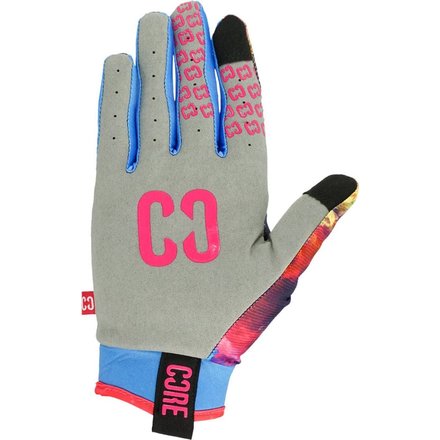 CORE Stunt Scooter Protektoren Handschuhe Gloves Neon Galaxy Größe M
