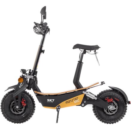 SXT Monster EEC Offroadscooter mit XXL Ballonreifen und 2000W brstenlosem Motor mit Straenzulassung 48V 12Ah (Blei)